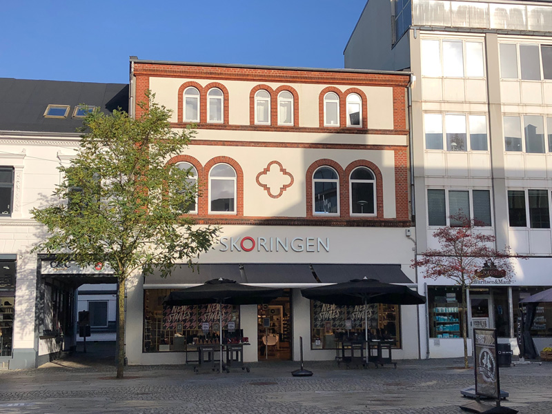 Ejendommen set fra gågaden – Bredgade 8 · 2. sal